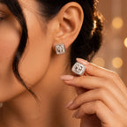 Noir Crest Earrings