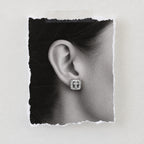 Noir Crest Earrings