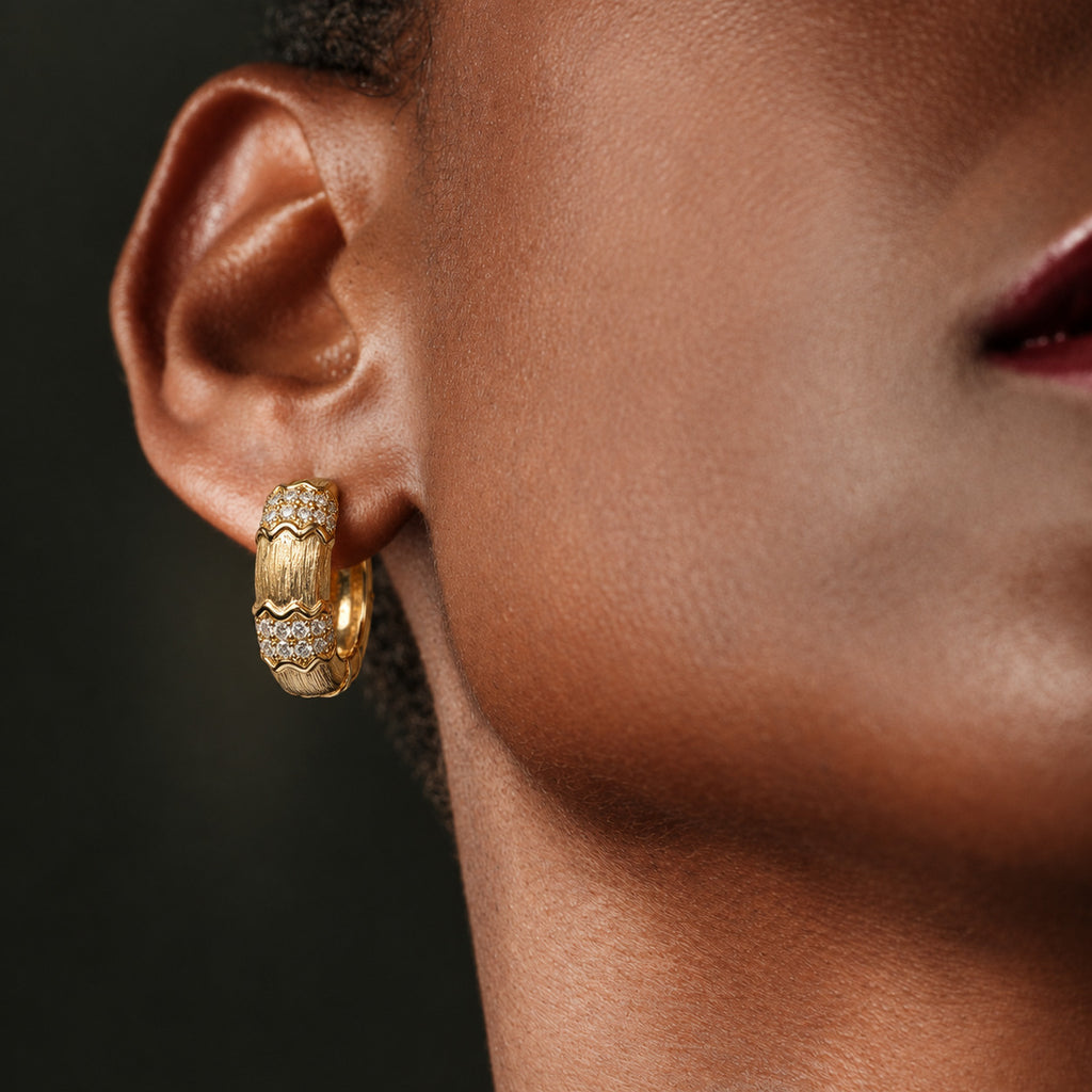 Gilded Grove Hoops