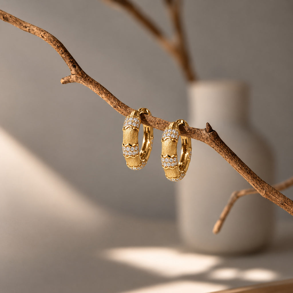 Gilded Grove Hoops