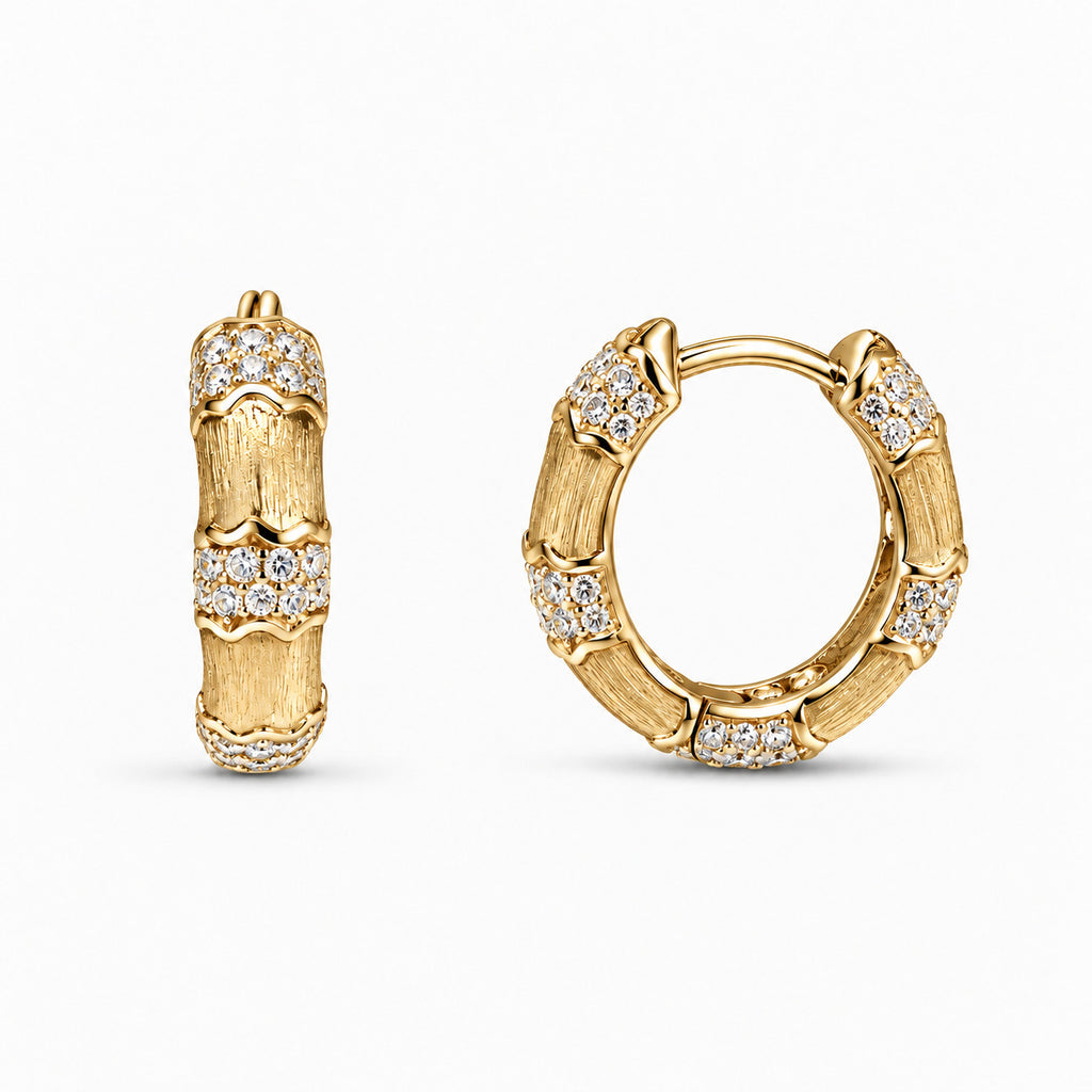 Gilded Grove Hoops