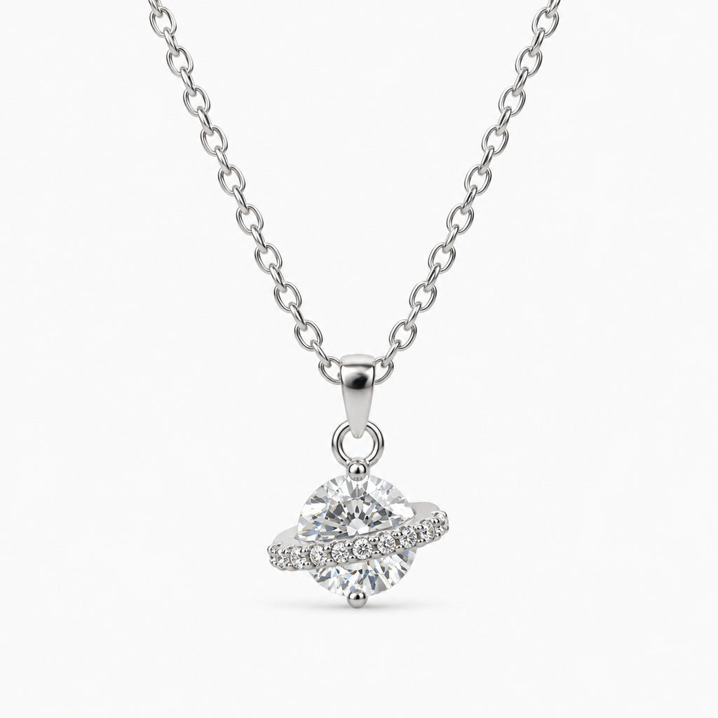 Saturn Spark Necklace