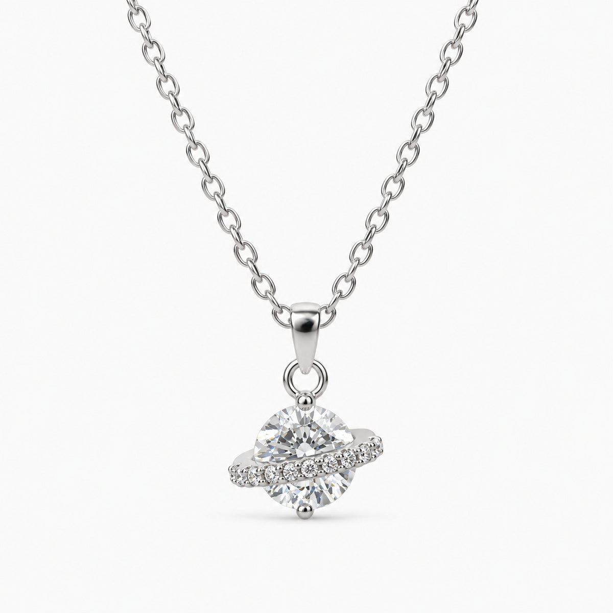 Saturn Spark Necklace
