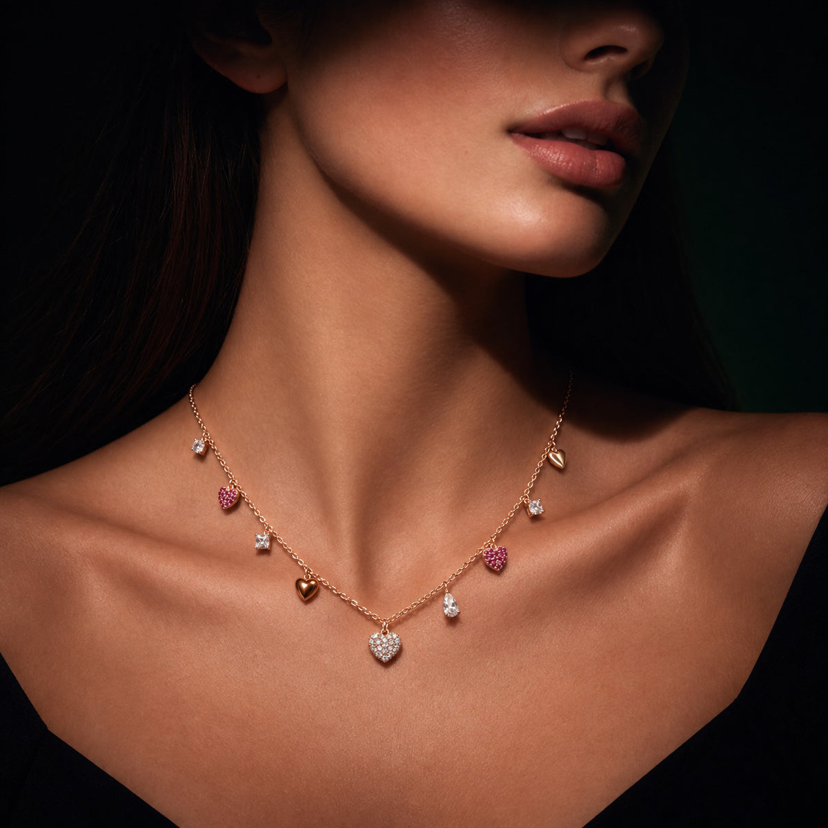 Heart Parade Necklace