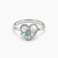 Pearly Flutter Ring