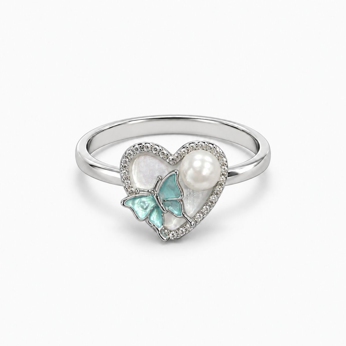 Pearly Flutter Ring