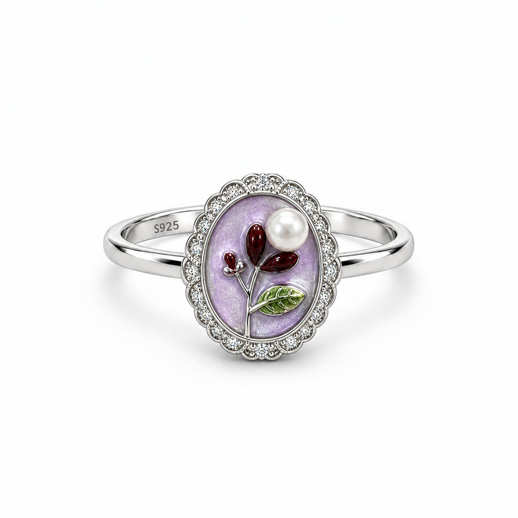 Lilac Posy Ring