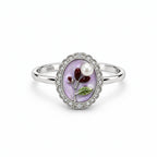Lilac Posy Ring