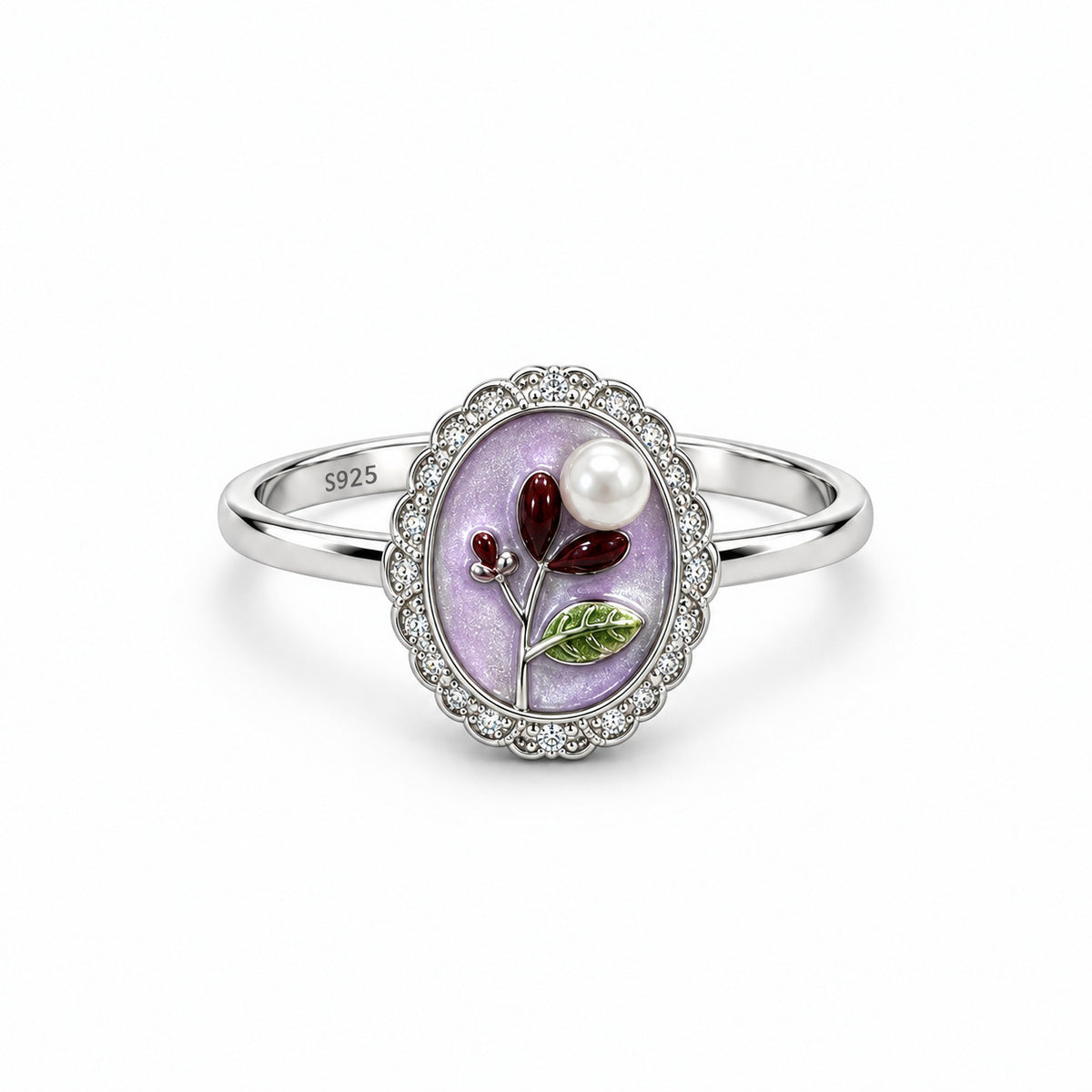 Lilac Posy Ring