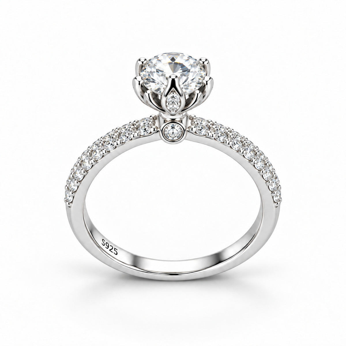 Lotus Crown Ring