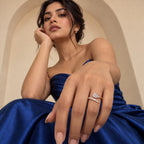 Rose Comet Tail Ring