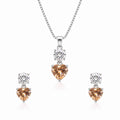 Peach Fizz Necklace Set