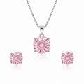 Pink Disco Necklace Set