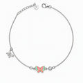 Flutter Wing Charm Anklet