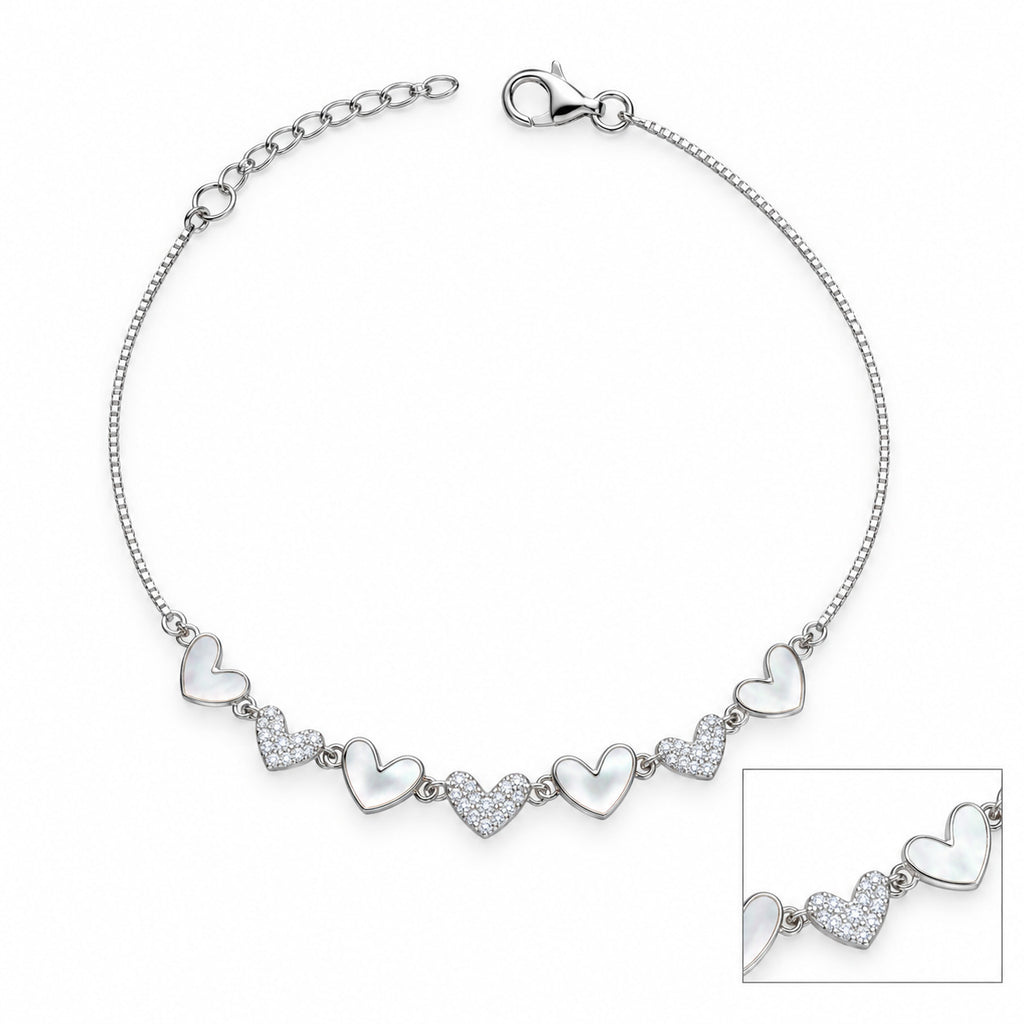 Heart Cascade Anklet