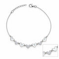 Heart Cascade Anklet