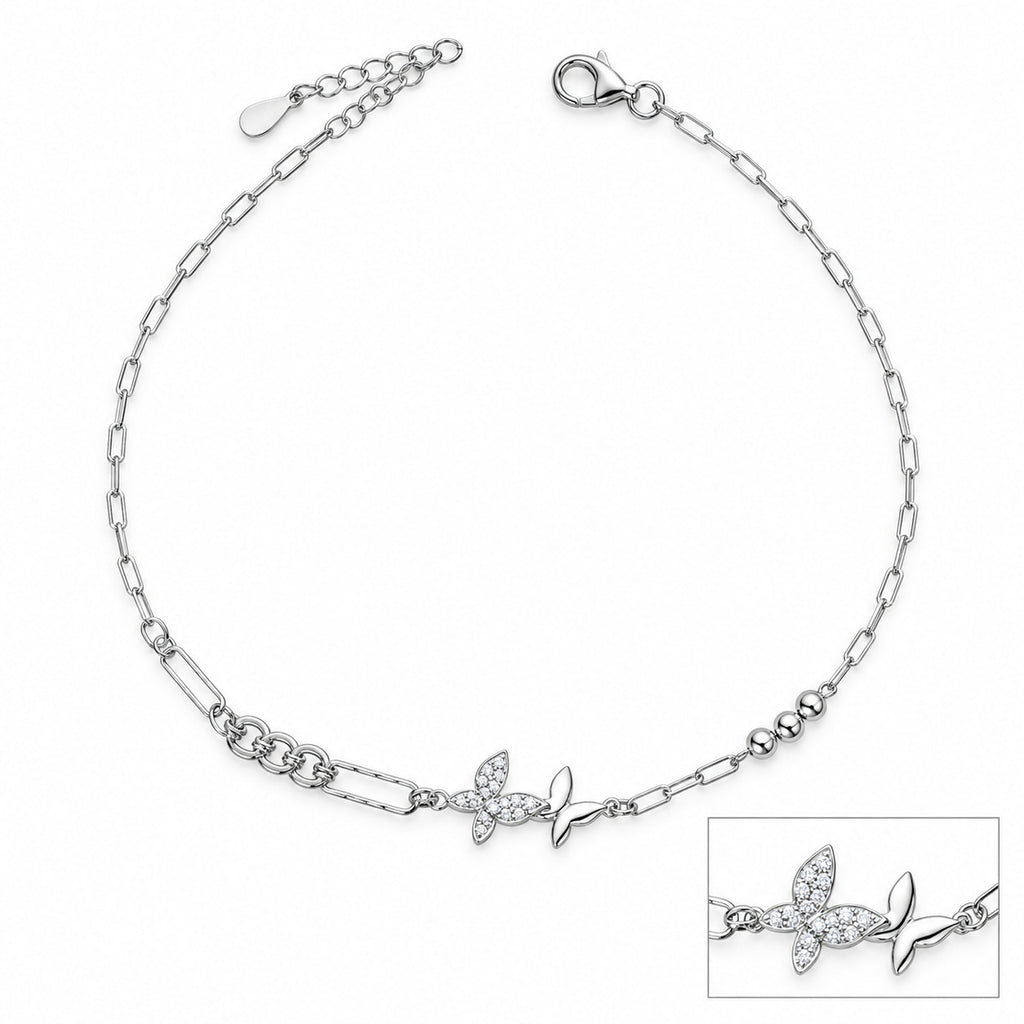 Crystal Wing Mix Anklet