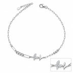 Crystal Wing Mix Anklet