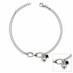 Infinity Heart Bond Anklet