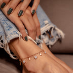 Rosé Star Fall Anklet