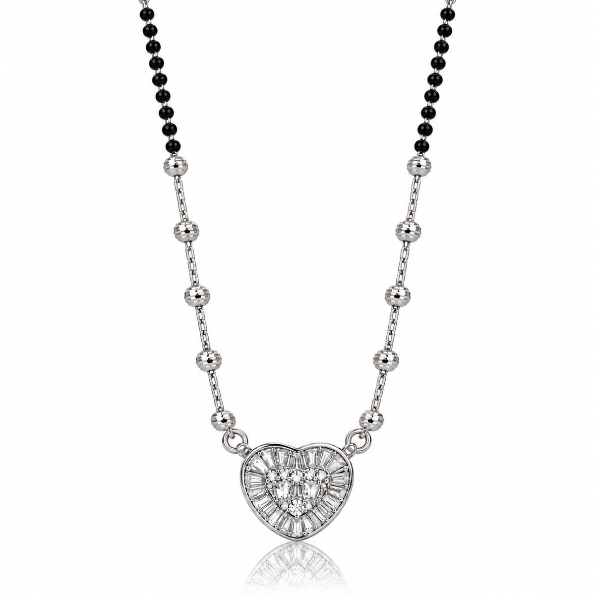 Heart Cluster Mangalsutra