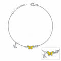 Citrus Wing Duo Anklet White Background Image