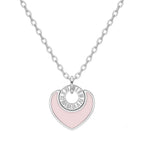 Pink O'Clock Necklace