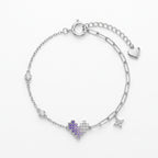 Pixel Heart Charm Bracelet