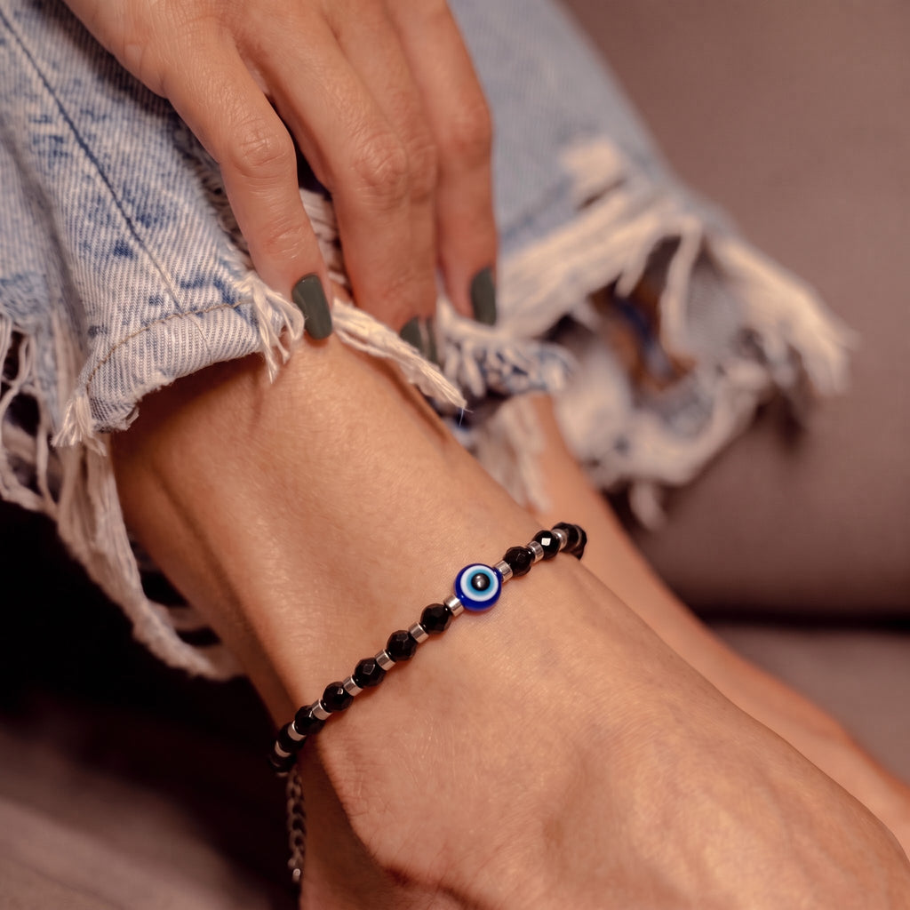 Onyx Eye Guard Anklet