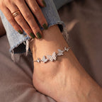 Pearl Wing Parade Anklet