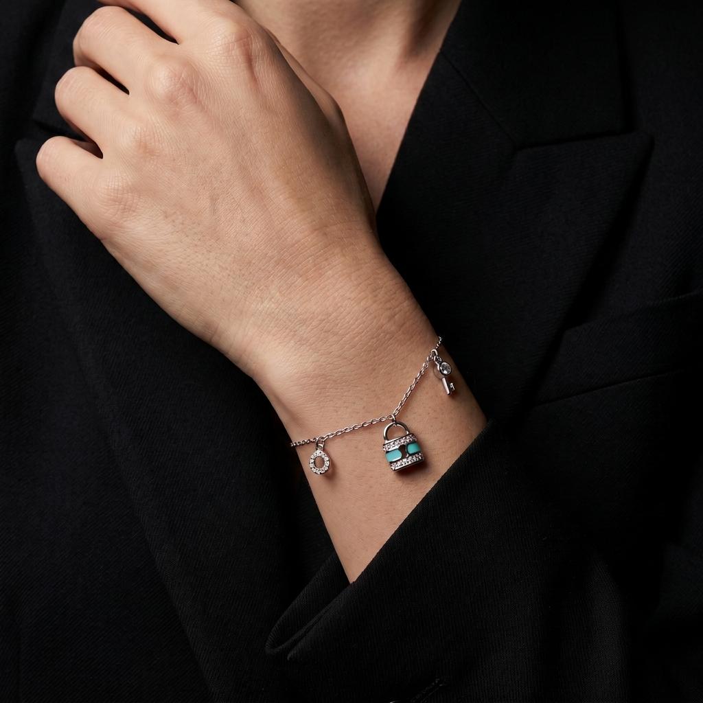 Lock & Key Trio Bracelet